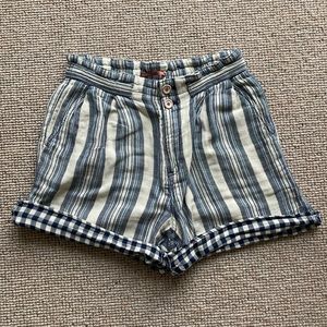 Anthropologie Pilcro Everyday Striped Shorts